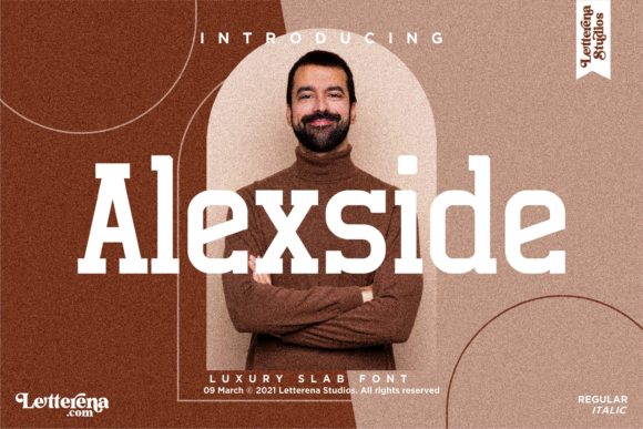Alexside: A Bold Slab Serif for Creative Impact