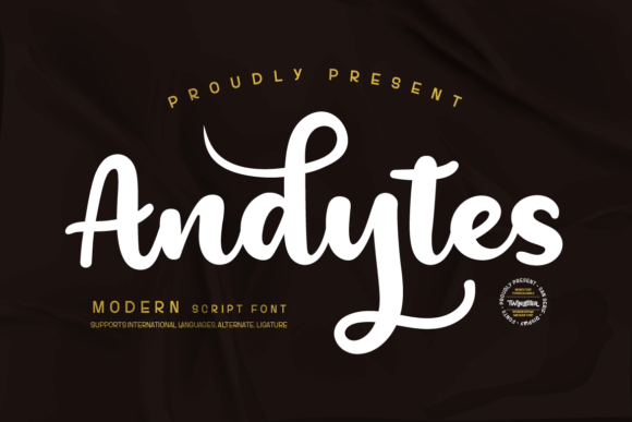 Andytes: A Bold Handwritten Font for Creative Projects