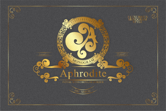 Aphrodite Monogram Font