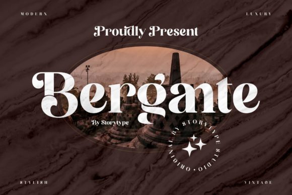 Bergante: A Bold Serif Font for Web Design