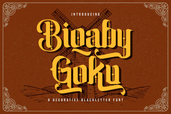 Biqaby Goku: A Bold Font for Web Design