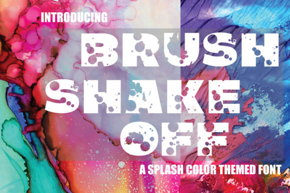 Brush Shake Off: A Bold Decorative Font