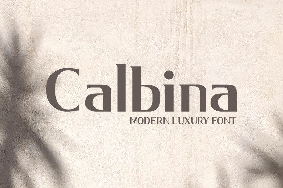 Calbina: A Serif Font for Real-World Design