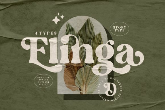 Elinga: A Bold Serif Font for Impactful Campaigns