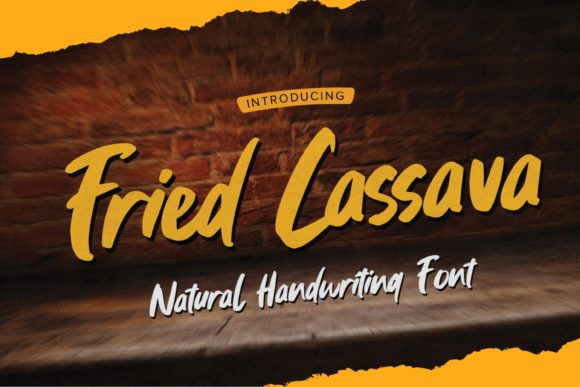 Fried Cassava Font for Web Design