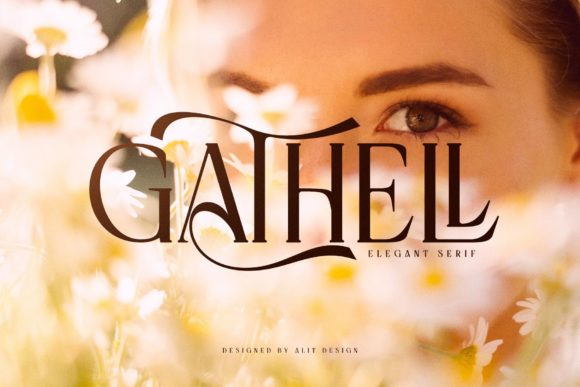 Gathell: A Bold Serif Font for Creative Projects