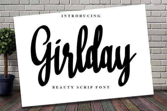 Girlday Font: Bold & Beautiful