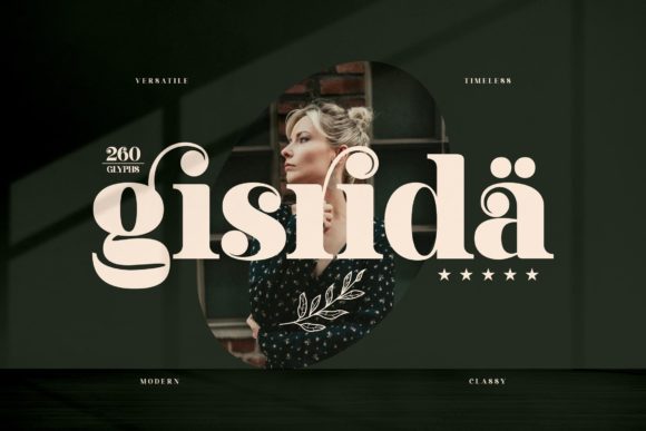 Gisrida: A Serif Font for Real-World Design