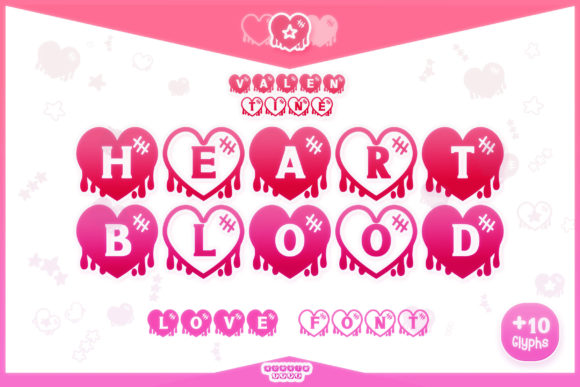 Heart Blood Font Review