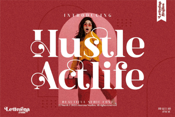 Hustle Actlife: Bold Serif for Digital Marketing