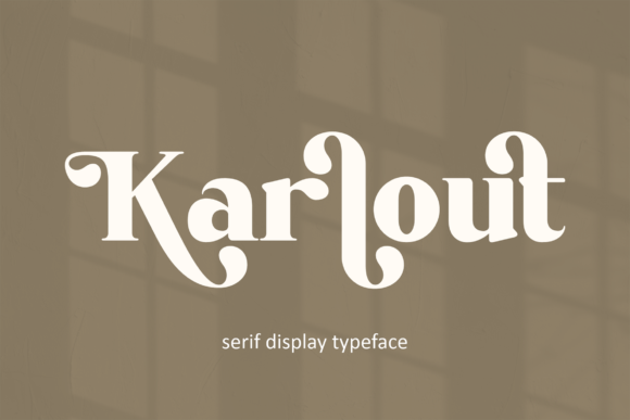 Karlout: A Bold Serif for Editorial Design