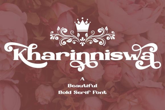 Kharinniswa: A Bold Serif Font for Digital Marketing
