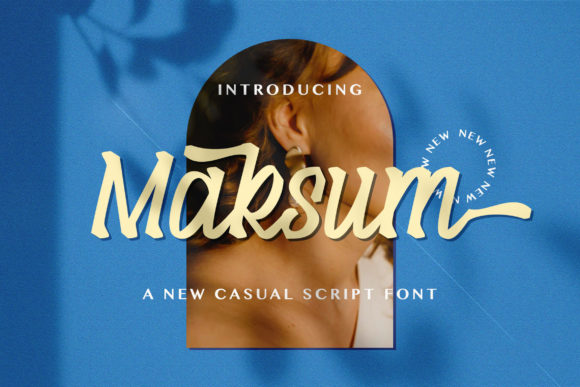 Maksum: A Bold Handwritten Font for Web Design