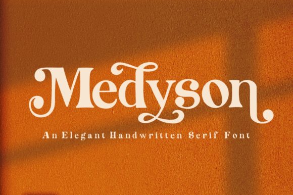 Medyson: A Bold Serif for Elegant Branding