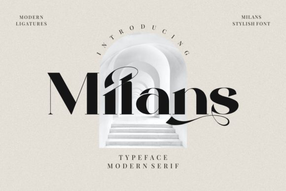 Milans: A Bold Serif for Impactful Campaigns