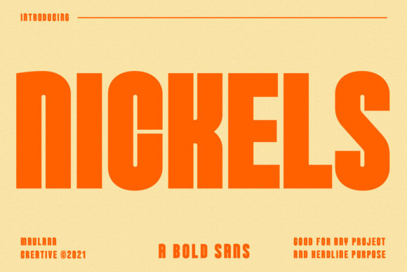 Nickels Font: Bold & Beautiful