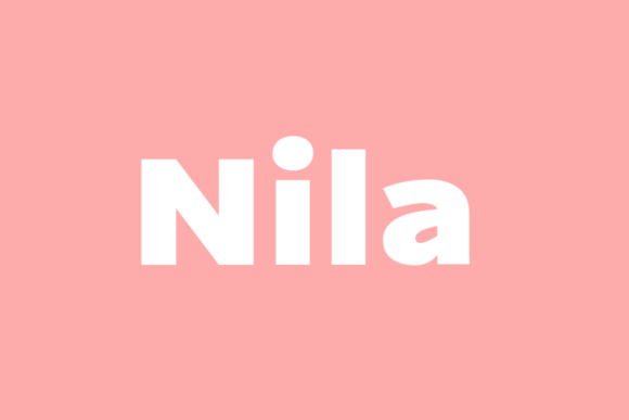 Nila: A Bold Sans Serif Font for Creative Projects