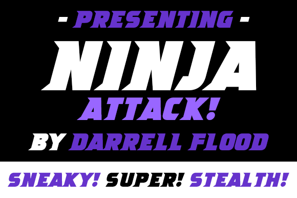 Ninja Attack: A Bold Serif Font for Impact