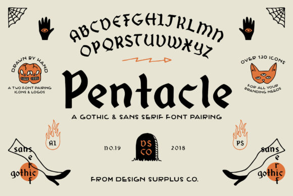 Pentacle: A Bold Typeface for Editorial Design