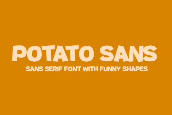 Potato Sans: A Bold Font for Creative Projects