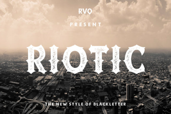 Riotic: A Bold Font for Business