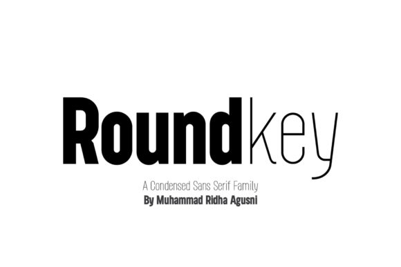 Roundkey: A Bold Font for Creative Makers