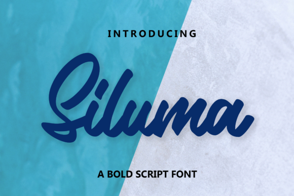 Siluma: A Bold Handwritten Font