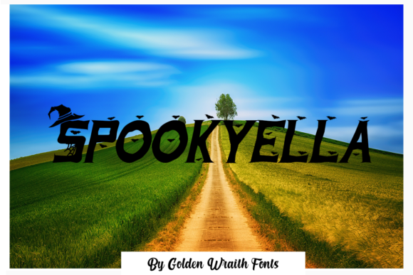 Spookyella: A Bold Halloween Font